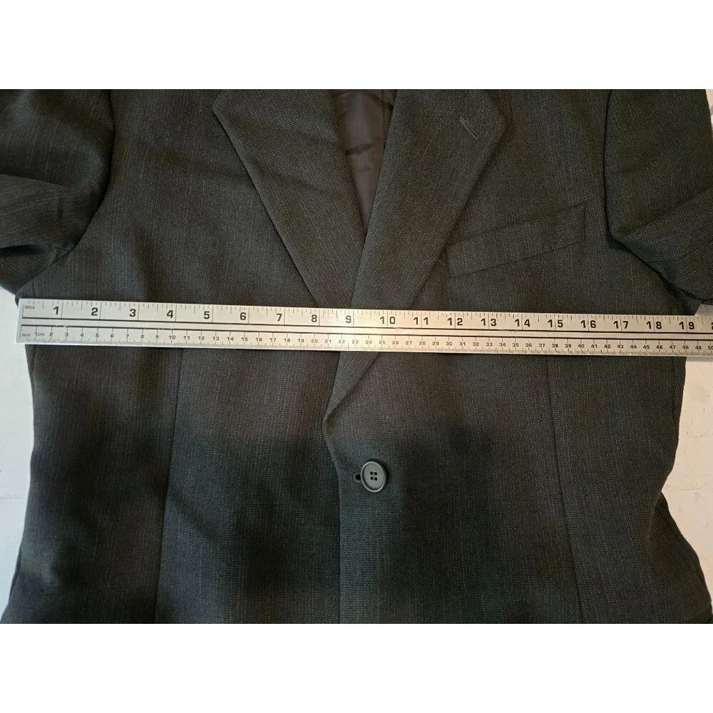 Emporio‎ Armani Antinea SRL Wool Blazer Sz 50 (Medium US) Dark Brown Lightweight